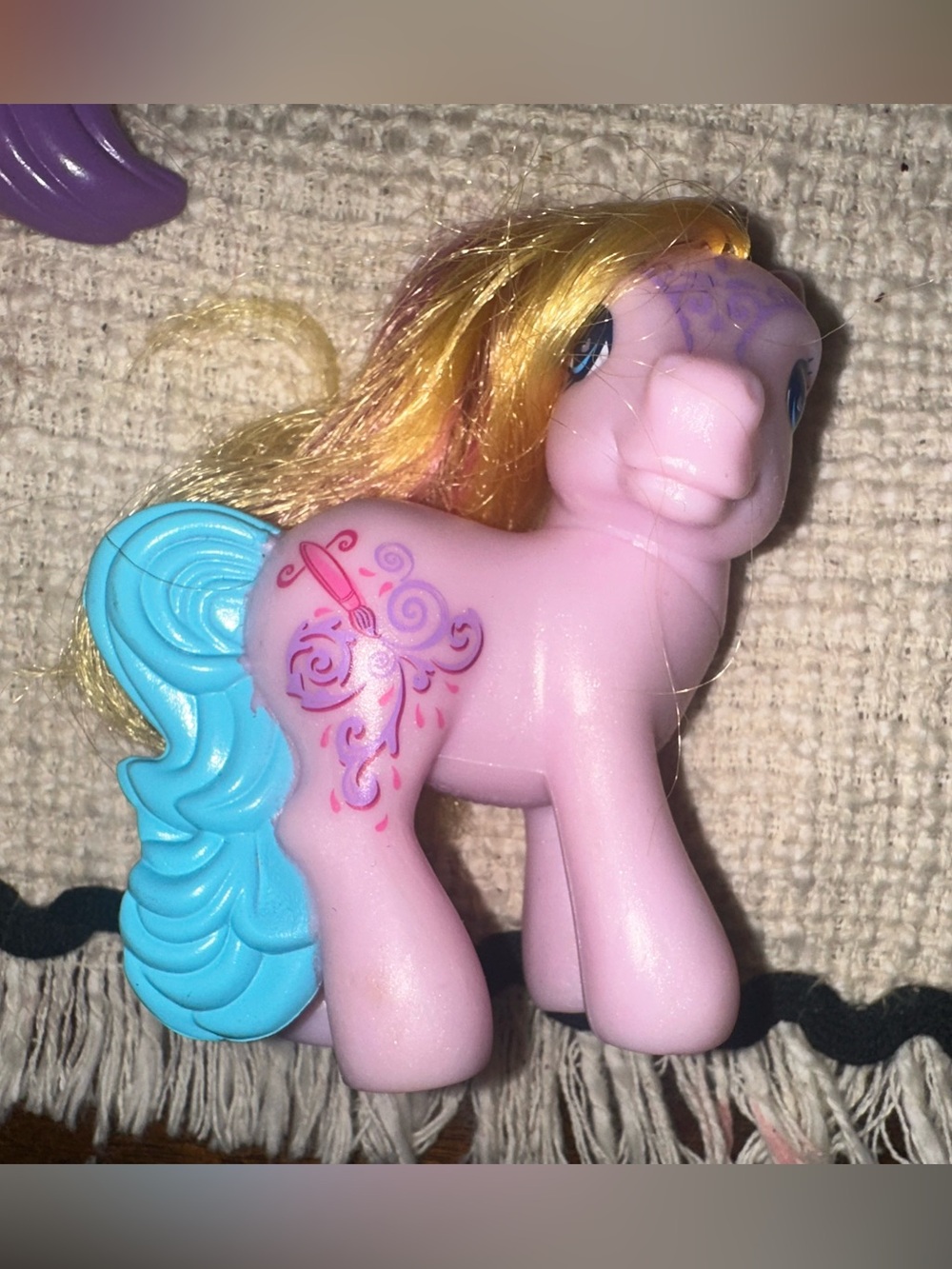 2008 Hasbro My Little Pony McDonalds Toy- Toola-Roola